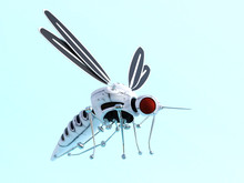 3D Rendering Of A Robotic Mosquito Nr 2.