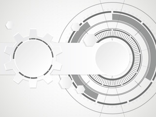 Wall Mural - abstract technological background. vector illustration.