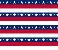 Usa Patriotic Pattern, Ideal For Printing VECTOR