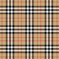  Tartan traditional checkered british fabric seamless pattern