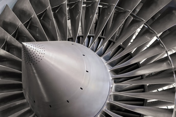 Wall Mural - Turbine of turbojet engine