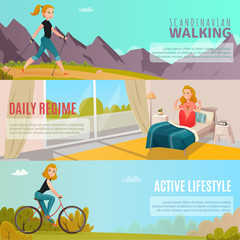 Canvas Print - Healthy Lifestyle Banners