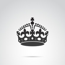 Crown Vector Icon.
