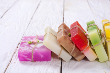 colorful fruit handmade soap