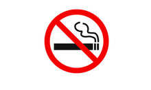 No Smoke Warning Sign