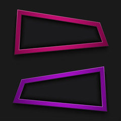 Wall Mural - vector modern business banner frame background