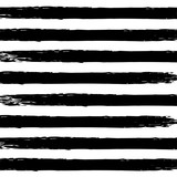 Black watercolor stripes on a white background in grunge style