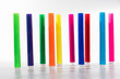 colorful marker on white background