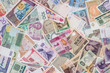 © RomanR - world paper money as background. close up