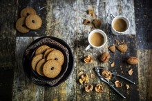 Walnut Coffee Cookies