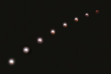 Lunar Eclipse Multiple Exposure Sequence