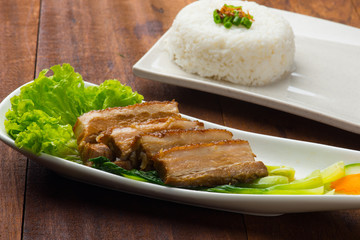 Wall Mural - chinese braised pork belly