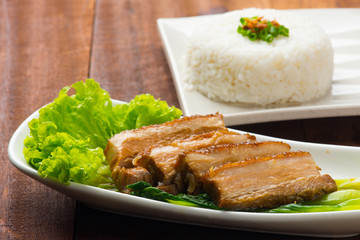 Wall Mural - chinese braised pork belly