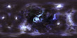 Deep space, stars and nebula, 360 degrees panorama, HDRI high resolution environment map