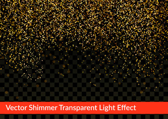 Wall Mural - Modern bright elegant shimmer glitter card template. Confetti glitter over checkered background