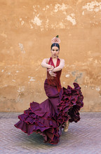 Flamenco Dancer In The Streets Of Sevilla
