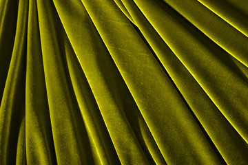 olive color velvet textile for background or texture