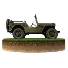 Jeep Willys Right Piece Of Land