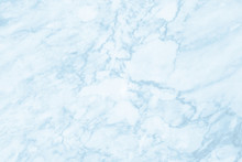 Blue Marble Texture Background, Abstract Marble Texture (natural Patterns) For Design.