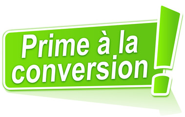 Wall Mural - prime à la conversion sur étiquette verte