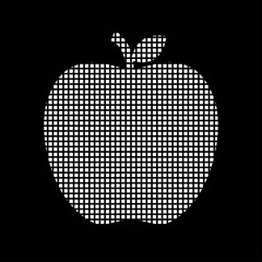 Sticker - Pixel Icon - Apfel - Obst