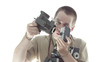 © Ioan Panaite - funny man taking photos with old camera