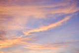 Fototapeta Zachód słońca - Sky and clouds / Sky and clouds at twilight.