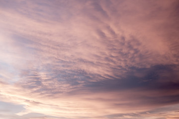 Wall Mural - Sky and clouds / Sky and clouds at twilight.