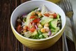 © lenochek - Vegetable salad with chickpeas