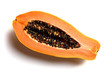 Papaya fruit cross-section