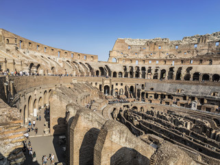 Sticker - View of the Colosseum inside, Rome, Italy