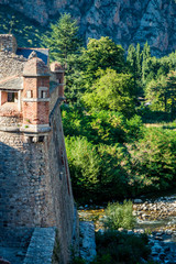 Promenade sur les remparts du village de Villefranche de Conflent