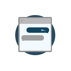 Illustration of message window