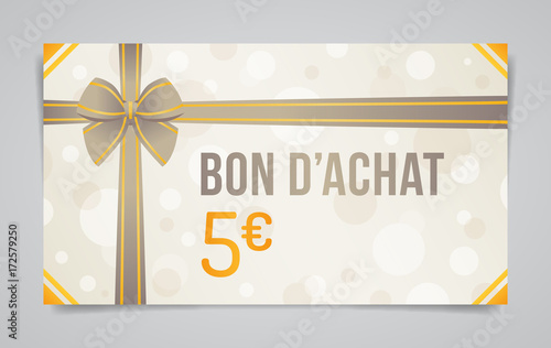 Bon D Achat 5 Euros Stock Vector Adobe Stock Bon D Achat 5 Euros Stock Vector Adobe Stock