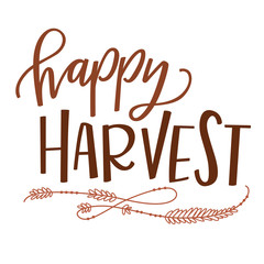 Sticker - happy harvest