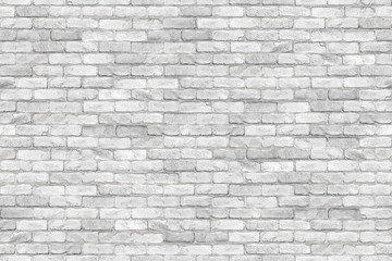 Wall Mural - Seamless white brickwall brick stone wall texture background / Ziegelmauer Backsteinmauer weiß stein ziegelsteine verblender Hintergrund nahtlos