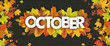 Autumn Foliage Fall Header October Wood