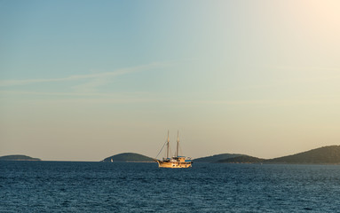 Wall Mural - Sailing in Adriatic