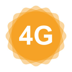 Poster - App Icon gelb - 4G