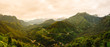 Panorama of O Quy Ho Mountain Pass (Sapa, Vietnam), Vietnam's longest mountain pass.