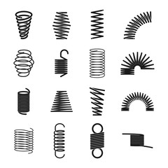 Metal spring icon