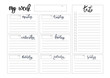 © melanjurga - weekly planner blank template
