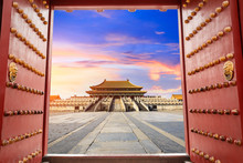 Forbidden City In Beijing,China