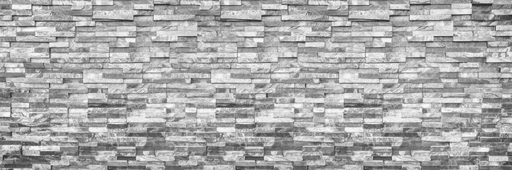 Leinwandbilder - horizontal modern brick wall for pattern and background