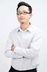 Poster - Portrait of Asian businessman