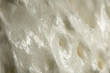 Texture white montage foam macro