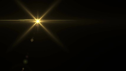 abstract galactic space scape background with distant stars with 4k video.beautiful lens flare effec
