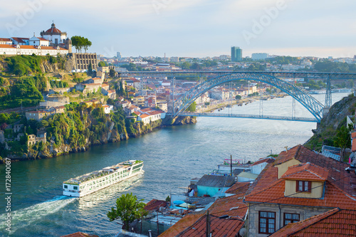 Cruise ship. Douro river. P...