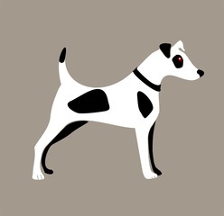 Sticker - Dog vector illustration