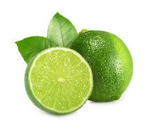 Lime Isolated On White Background